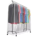 Sorbus 6 ft Clear Garment Rack Cover - Garment Coat Hanger Protector Clothing Storage for Dresses, Suits, Coats, and more