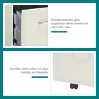 Classeur vertical mobile Space Solutions, format lettre, 18 de profondeur, 2 tiroirs