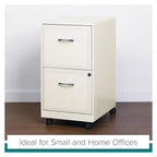 Classeur vertical mobile Space Solutions, format lettre, 18 de profondeur, 2 tiroirs