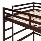Letto a soppalco in legno con scrivania, piano per scrivere e mobiletto con 2 cassetti - ModernLuxe