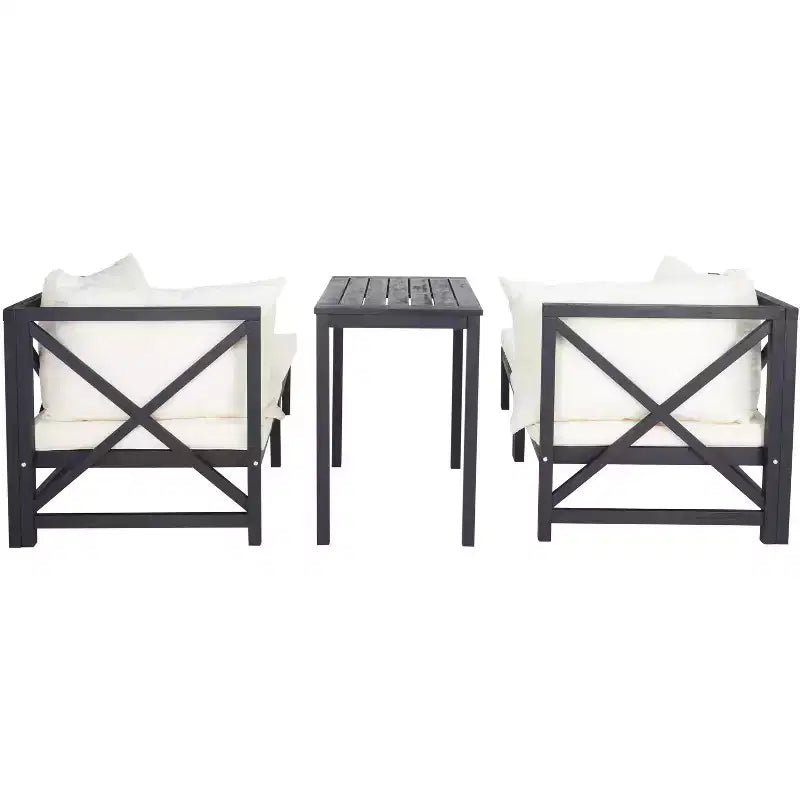 Ensemble modulaire Ronson, 5 pièces – intérieur/extérieur – PAT6762 – gris ardoise foncé/beige – Safavieh