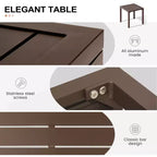 Set Crestlive Products da 3 pezzi con sedie chaise longue da patio per esterno con struttura in metallo e tavolino laterale