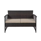 WestinTrends 4-delige loungeset voor buiten