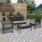 WestinTrends 4-delige loungeset voor buiten