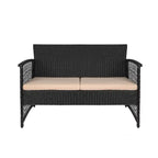 WestinTrends 4-delige loungeset voor buiten