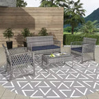 WestinTrends 4-delige loungeset voor buiten