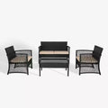 WestinTrends 4-delige loungeset voor buiten