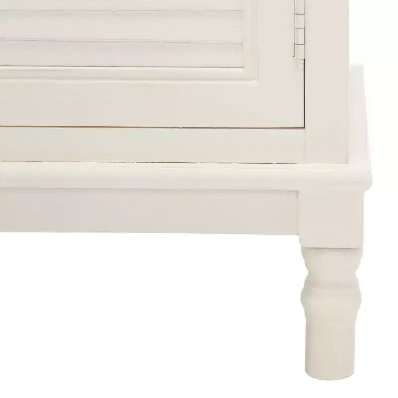 2-Drawer 2-Door Sideboard in Distressed White