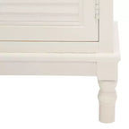 2-Drawer 2-Door Sideboard in Distressed White