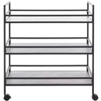 Idria 3 Tier Bar Cart - BCT8010 - Safavieh