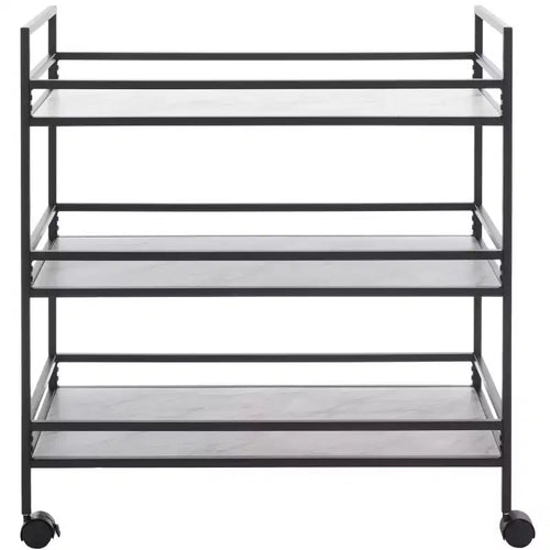 Idria 3 Tier Bar Cart - BCT8010 - Safavieh