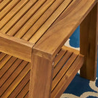 Set da conversazione da patio Grenada in acacia, 4 pezzi - Christopher Knight Home