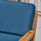 Set da conversazione da patio Grenada in acacia, 4 pezzi - Christopher Knight Home