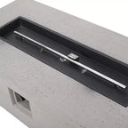 Cape Coral 5-teiliges Sitzgruppen-Set aus Aluminium und MGO mit Feuerstellentisch – Christopher Knight Home