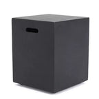 Cape Coral 5-teiliges Sitzgruppen-Set aus Aluminium und MGO mit Feuerstellentisch – Christopher Knight Home