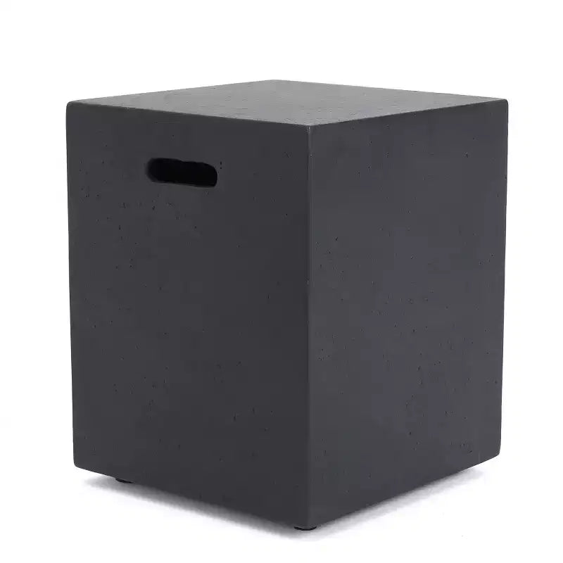 Cape Coral 5-teiliges Sitzgruppen-Set aus Aluminium und MGO mit Feuerstellentisch – Christopher Knight Home
