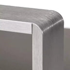 Cape Coral 5-teiliges Sitzgruppen-Set aus Aluminium und MGO mit Feuerstellentisch – Christopher Knight Home