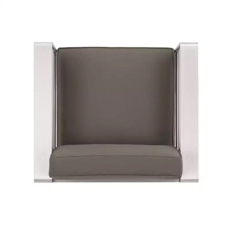 Cape Coral 5-teiliges Sitzgruppen-Set aus Aluminium und MGO mit Feuerstellentisch – Christopher Knight Home