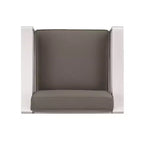 Cape Coral 5-teiliges Sitzgruppen-Set aus Aluminium und MGO mit Feuerstellentisch – Christopher Knight Home